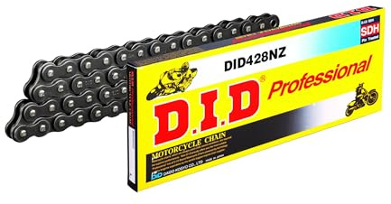 DID Kette 428 NZ, 112 Glieder (Standard), offen mit Clipschloss