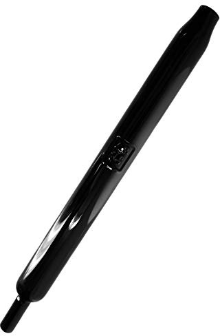 Kaya Shisha Color Stick, Ersatzmundstück aus Glas für Wasserpfeifen, Länge: ca. 25cm (Schwarz)