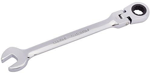 Draper 52013 Hi-Torq Metric Flexible Head Ratcheting Combination Spanner, 12mm