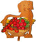 CleanPrince Faltkorb > HUNDE < Hund Klappkorb 30x30 cm Holzkorb Korb Schale Obstkorb Dekoschale Obstschale Holz faltbar Gemüseschale Untersetzer Osterkorb Osternest Obstkorb
