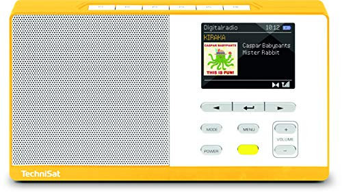 TechniSat DIGITRADIO KIRA 1 Portable Digital White, Yellow DIGITRADIO KIRA 1, Portable, Digital, DAB+,FM, 87.5-108 MHz, 174-240 MHz, Auto scan