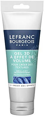 Lefranc Bourgeois Additif - Gel 3D À Effet de Volume Brillant 120ml