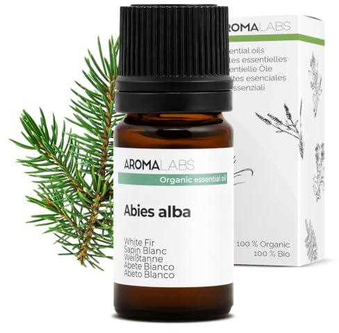 Bio - White Fir Essential Oil - 5mL - 100% Pure, Natural, Chemotyped and AB Certified - AROMA LABS (French Brand)
