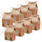 20 Pcs Christmas Tree Party Gift Boxes, Kraft Paper Candy Bags Gift Packaging Decor for Kids Girls Boys Birthday Christmas