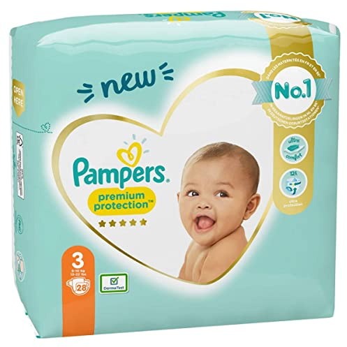 Pampers Premium Protection Größe 3 (6-10 kg) - 28 Windeln