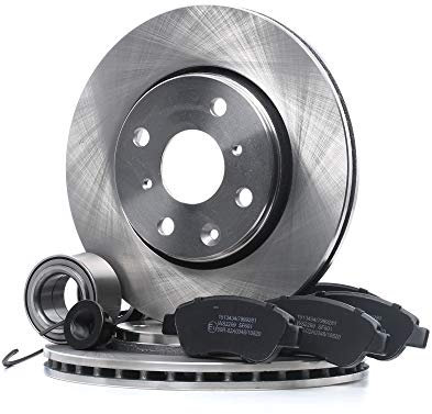 RIDEX 3405B0435 Bremsenset Vorne Belüftet 247 69mm - Bremsen Set mit Bremsscheiben und Bremsbeläge Satz