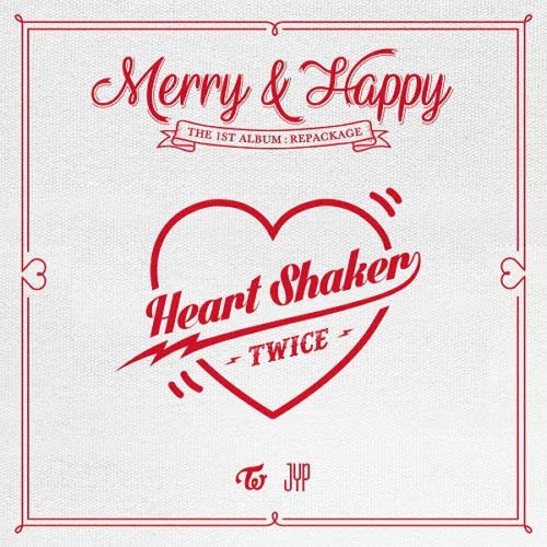 TWICE MERRY&HAPPY Repackage Album [HAPPY] Ver CD+PhotoBook+4p Card+Sticker K-POP SEALED+TRACKING CODE