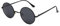 Pro Acme Retro Kleine Runde Polarisierte Sonnenbrille für Männer Frauen(Schwarz Rahmen | Grau Linse)