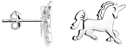 SOFIA MILANI - Damen Ohrringe 925 Silber - Einhorn Ohrstecker - 21124