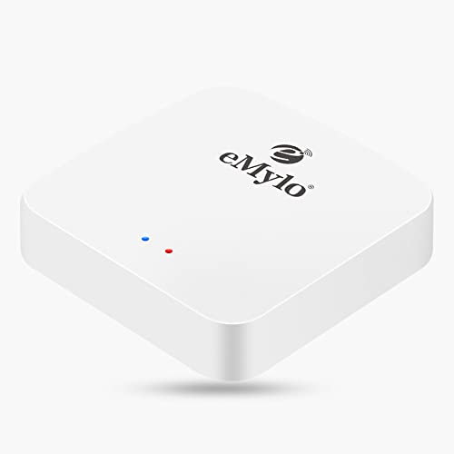 eMylo 3.0 ZigBee Gateway Tuya Smart ZigBee Hub Puerta de enlace de control remoto inalámbrico Smart ZigBee Gateway para automatización del hogar Compatible con Alexa Google Home con Smart Life