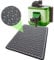 Bazerga Katzenklo Matte, Katzenstreu Katzenmatte Katzenklo Groß XXL Unterleger Katzenklo Vorleger Wasserdichte Doppelte Schichte Entwurf Matte%100 EVA aus Katzentoiletten & Zubehör (60-74 cm, Grau)