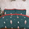 Sleepdown Parure de lit réversible avec Housse de Couette et taies d'oreiller Motif Casse-Noisette de Noël - Doux et Facile d'entretien - pour lit Double (200 x 200 cm)