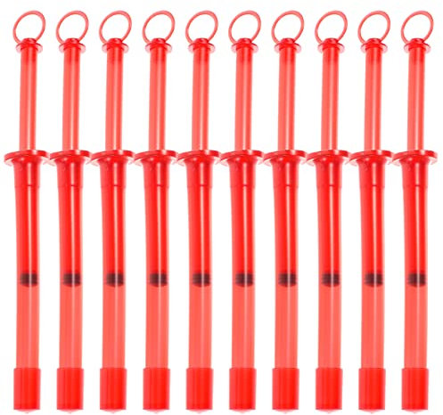 20 Stück Einweg- Anal- Applikator Gleitgel- Applikator Vaginal- Applikator Shooter Launcher Spritze Medikament- Booster Vaginal 5G Zäpfchen- Applikator für Gele Cremes Rot