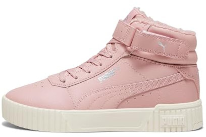 PUMA Baby Girl Carina 2.0 Mid Wtr Jr Baskets, Future Pink Puma Silver Alpine Snow, 39 EU