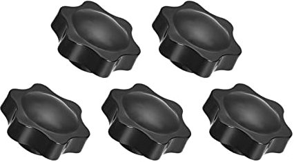 QUARKZMAN M10 Femelle Filetage Étoile Forme Tête Serrage Vis Boutons Main Poignées x 5PCS Plastique Vissable Poignée Poignée pour Mécanique Équipement