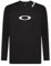 Oakley Free Ride Herren-T-Shirt, recycelt, langärmelig, Schwarz, L
