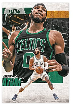 OakiTa Jayson Tatum Poster Basketball Star Poster (11) Leinwand Poster Wandkunst Dekor Druck Bild Gemälde für Wohnzimmer Schlafzimmer Dekoration ungerahmt 30 x 45 cm