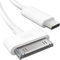 KabelDirekt – Cavo adattatore da 30 pin a USB-C per iPhone, iPad, iPod – 2 m (cavo dati di ultima generazione/cavo di ricarica/sincronizzazione da USB-C a connettore dock per iPhone 4S/4/3G/3/1, iPad