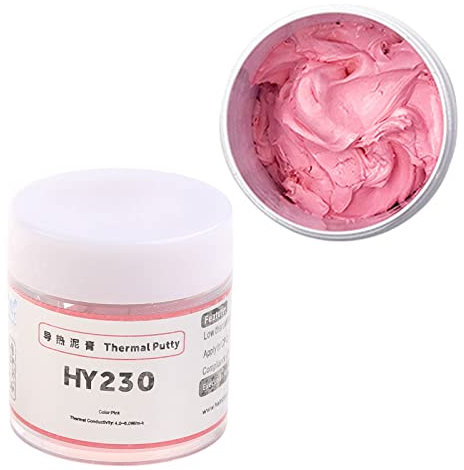 Ranuw HY234 4.0W Graisse thermique formable rose dissipateur thermique composé thermique pour puce d'ordinateur Chipset CPU GPU Graisse thermique CPU Graisse thermique CPU CPU dissipateur thermique