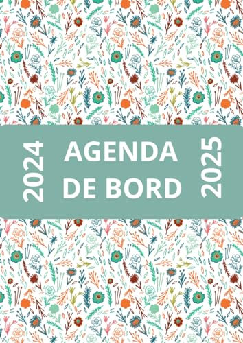 Agenda de bord 2024 2025 professeur: carnet de bord enseignant: une semaine sur deux pages , planning annuel...pour une année scolaire organisée et réussie ....