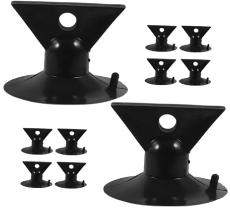 PRETYZOOM Lot de 10 Extracteurs D'ampoules Ventouse 35mm en Caoutchouc Noir Outil pour Retirer Ampoules Encastrées Accessoire pour Hauts Plafonds Usage Domestique