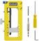 Dochard Door Hinge Jig, Mortiser, Router Jig, Template, Installation Kit, Fits 3'-5' Length & 1/4'-5/8' Thickness, Matt Finish, Green, Plastic