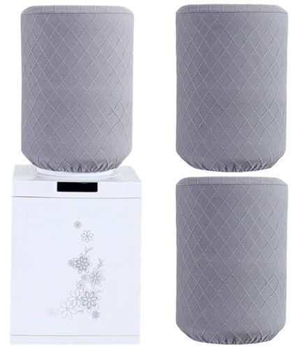 KDAMGOQE Water Dispenser Cover 5 Gallon Water Jug Cover 2Pcs 11x13.4 Rhombus Pattern Water Dispenser Cover with Elastic Band Protective Polyester 5 Gallon Water Bottle Cover