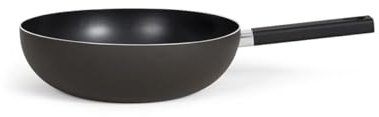 Livoo - Wok 32 cm MEP156N - 2,5 mm d'épaisseur, manche soft touch resistant à la chaleur, tous feux dont induction
