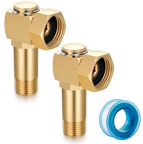 melairo 2 Pièces de Pièces de Dévidoir de Tuyau D'Arrosage Raccords Connecteur de Coude Pivotant Pièces de Rechange de Dévidoir Pivotant de Tuyau D'Arrosage