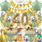 Zaztytoy Palloncini 40 anni Decorazioni Compleanno -- Decorazioni Festa Verde Oro, Elegante Decorazioni 40 Anni Compleanno Uomo Donna per Festa Decorazione Anniversario, Festa Dcompleanno,Celebrazione