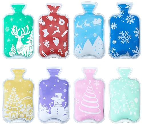 8Pcs Reusable Hand Warmers,Instant Hand Warmers Click,Pocket Warmers,Gel Click Heat Pads,Winter Gift for Children Women Men Winter Outdoor Camping Hiking