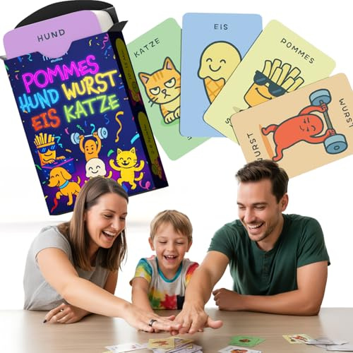 Kartenspiel ab 5 – Reaktionsspiel Familienspiel Partyspiel für 2–8 Spieler | Schneller Spaß für 2–8 Spieler · Reaktions- & Partyspiel · ab 5 Jahren · Familien- & Reisespiel mit Aktionskarten