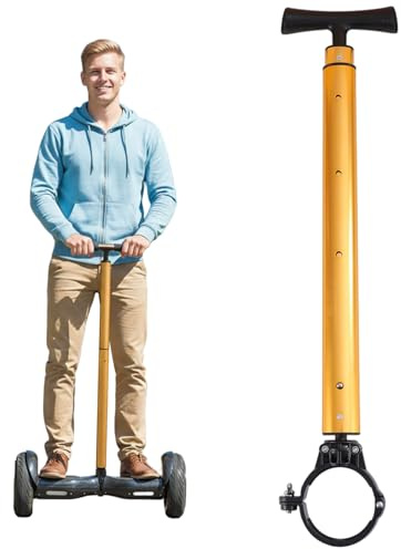 Jorzer Hoverboard-Griff, Teleskop-Hoverboard-Befestigungs-Balance-Scooter-Griff aus Metall, für Smart Hover Scooter-Skateboard-Zubehörteile