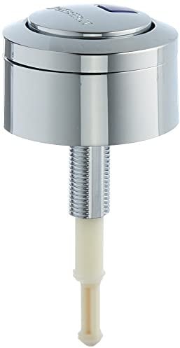 Geberit - Pulsador Para Mecanismo De Descarga Geberit Serie 280, Doble Volumen De Descarga: Cromado Brillante/Azul (241.800.KD.1)