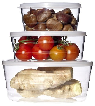 Trendglas Jena Mikrowellen 3-er Set Centric (0,5 / 0,8 / 1,6 Liter)