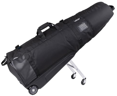 Sun Mountain ClubGlider Journey Golf-Reisetasche, mit Rollen, schwarz