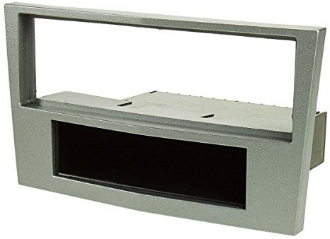 tomzz Audio 2439-090 Radioblende kompatibel mit Opel Corsa D Astra H Zafira B matt-Chrom