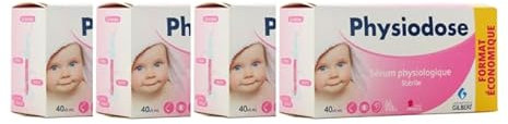 Laboratoire Gilbert Physiodose Sérum Physiologique Stérile Lot de 4 x 40 Unidoses