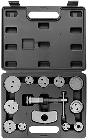 ENVA MADE FOR QUALITY Universal Bremskolbenrücksteller Set 13-TLG Bremskolben Rückstellwerkzeug Bremskolbenrückstellsatz hochwertiges Bremswerkzeug