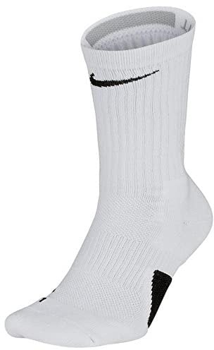 Nike U NK ELITE CREW Socks, white/Black, M