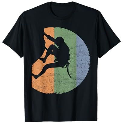 Rock Climbing Vintage Climber - Outdoor Gear T-Shirt