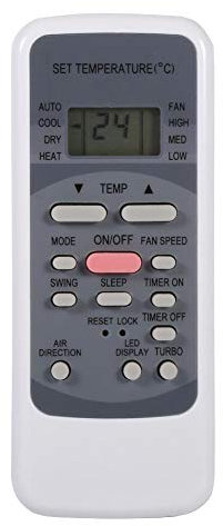 Control Remoto de Aire Acondicionado, Reemplazo de Control Remoto Universal para Midea Serie R51 R51 / E R51 / CE R51M / CE R51D / E R51M / BGE R51M / BGE