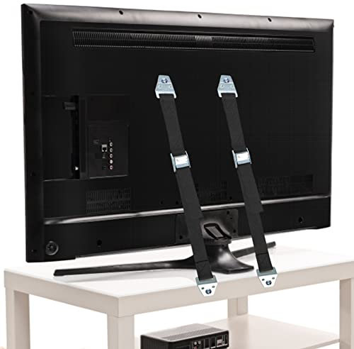 Verstellbare TV- und Möbel-Anti-Kipp-Gurte, strapazierfähiges Kabel, kippsicher, Kippschutz, Erdbebenschutz, sichert an TV-Ständern und Wänden.