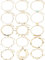 Yaomiao Boho Fußkettchen Ketten Armbänder Einstellbare Strand Fußkettchen Fußschmuck Set für Frauen Mädchen