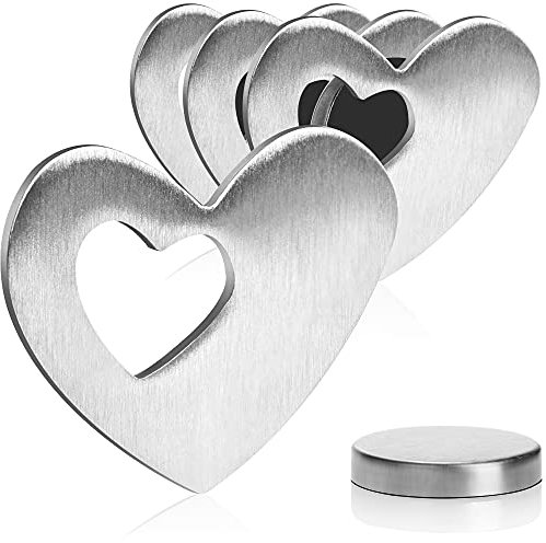 com-four® 4X Pesi per tovaglie - Pesi per tovaglie in Acciaio Inossidabile - Clip Magnetica per tovaglie - ca. 45 gr