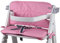 Tinydo® Hochstuhl-Sitzkissen optimal für Roba mit Memory-Schaum-Dämpfung Sitzverkleinerer-Auflage für Babystühle rutschfest pflegeleicht (Rosa)