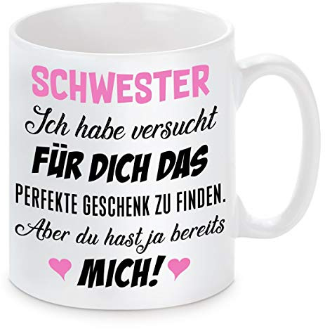 Herzbotschaft Tasse mit Motiv - Ich Habe versucht für Dich das perfekte.…