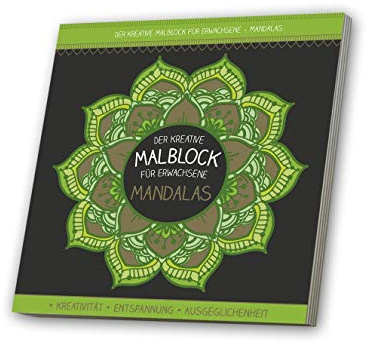 Malblock für Erwachsene mit CD: Mandalas: Krativität, Entspannung, Ausgeglichenheit