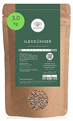 Ilexdünger 3 Kg | Perfekter Dünger Für Alle Ilexarten | Nährstoffreicher Langzeitdünger Für Ilex Pflanzen | Nährstoffreicher Ilex Dünger Mit Magnesium Für Frischgrünes Blattwerk