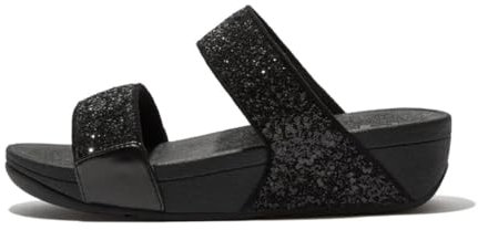 Fitflop Damen Lulu Keilsandale, Schwarz Glitter, 40 EU